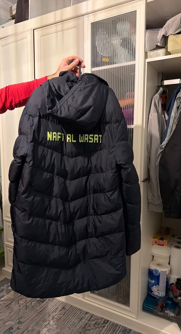 Erkek Kappa Kapüşonlu Uzun Kış Montu - Görsel 2