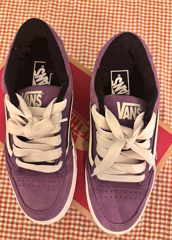 37 Beden Mor Vans Kadın Spor Ayakkabı Platform Tabanlı