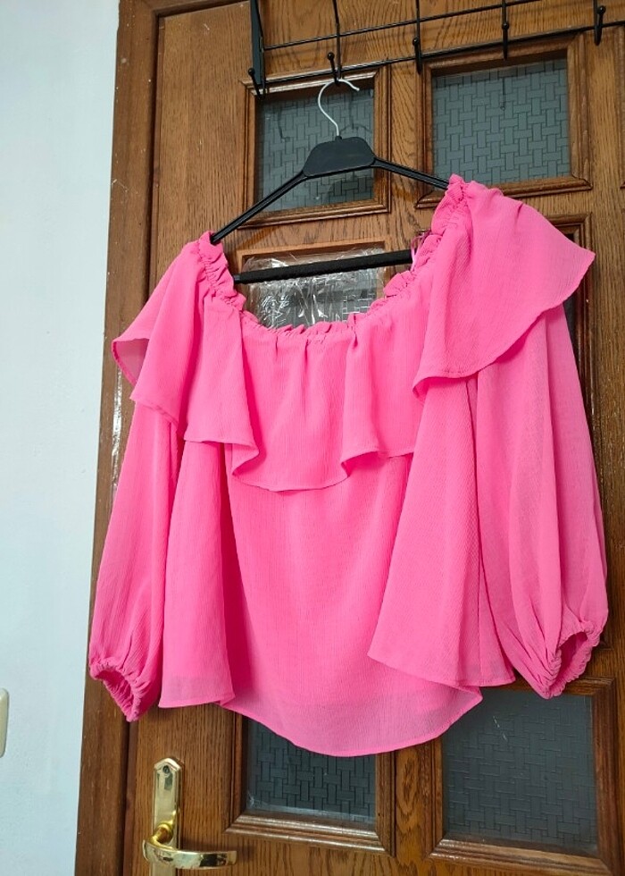 Şifon bluz - Görsel 4