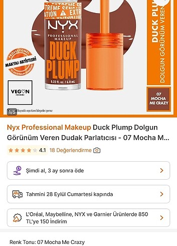 Nyx duck plump 07