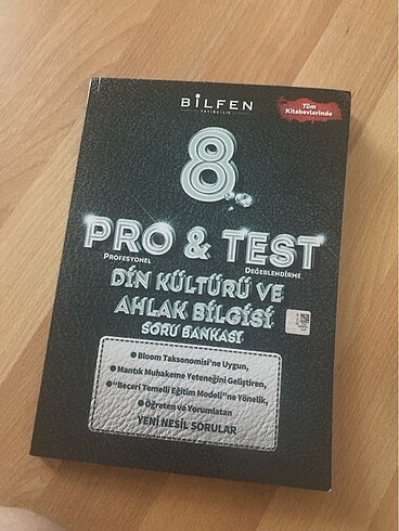 8. Sinif din kulturu test kitabi