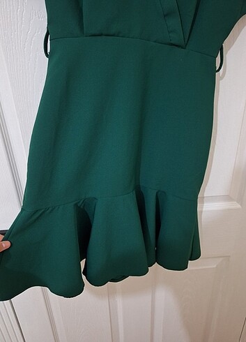 34 Beden yeşil Renk Trendyolmilla elbise