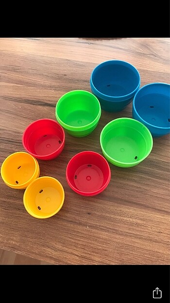 Beden Playskool renkli küpler