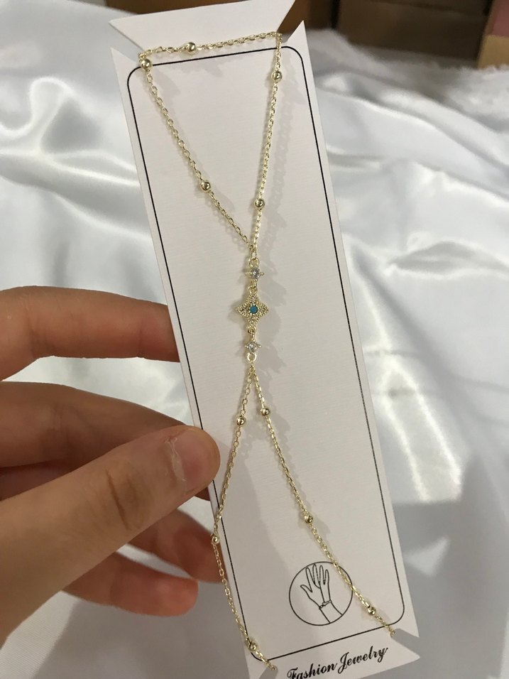 Bohem Zincir Detaylı Kadın El Zinciri - Görsel 2