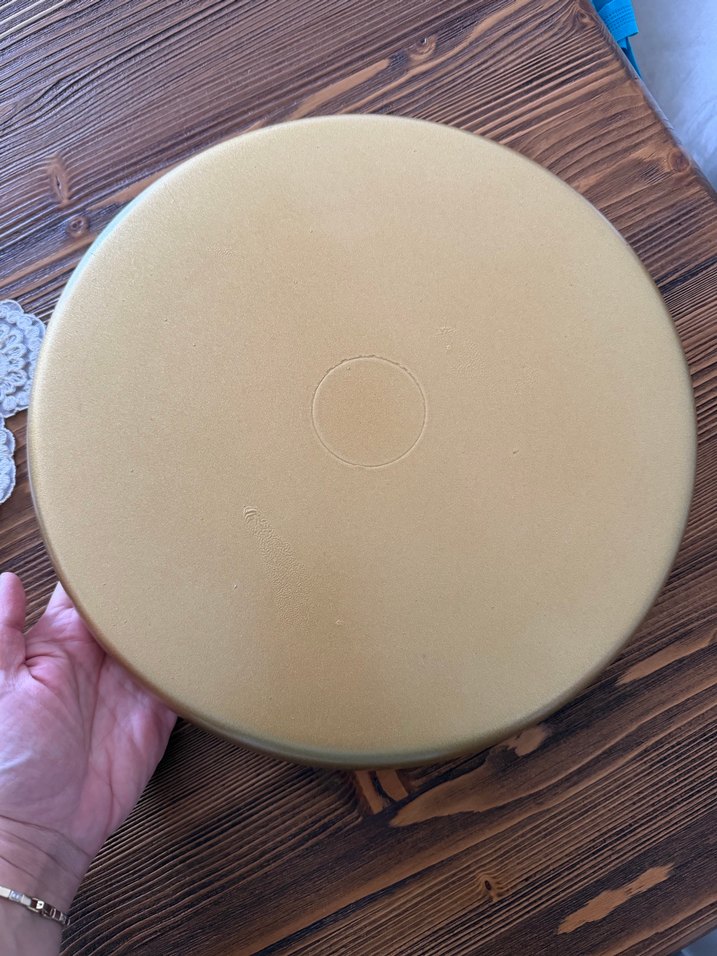 Kahverengi Tie-Dye Desenli Bohem Tepsi - Görsel 2