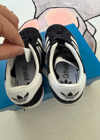Adidas Siyah Beyaz Gazelle çocuk Spor Ayakkabı - Görsel 4