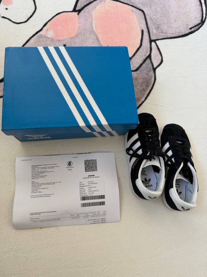 Adidas Siyah Beyaz Gazelle çocuk Spor Ayakkabı - Görsel 2