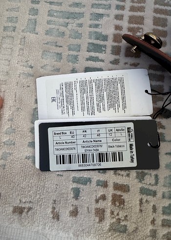 Deri Yılan Tokalı Kadın Kemer - Görsel 4