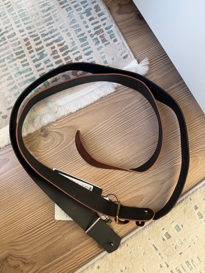 Deri Yılan Tokalı Kadın Kemer - Görsel 2