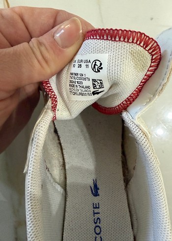 LacosteRenkli Baskılı Erkek Çocuk Spor Ayakkabı - Görsel 5