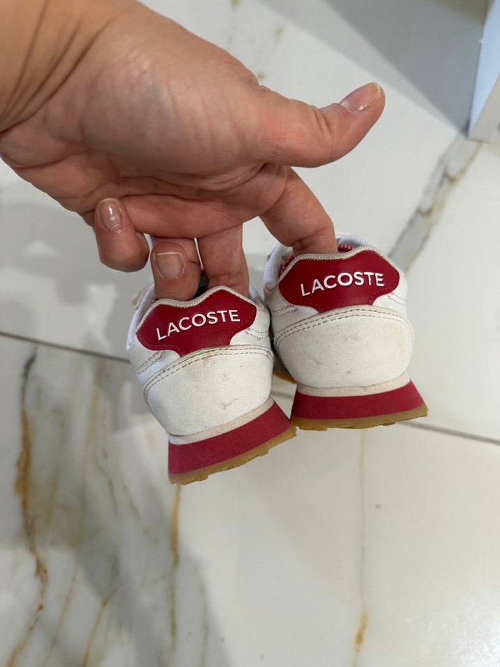 LacosteRenkli Baskılı Erkek Çocuk Spor Ayakkabı - Görsel 3