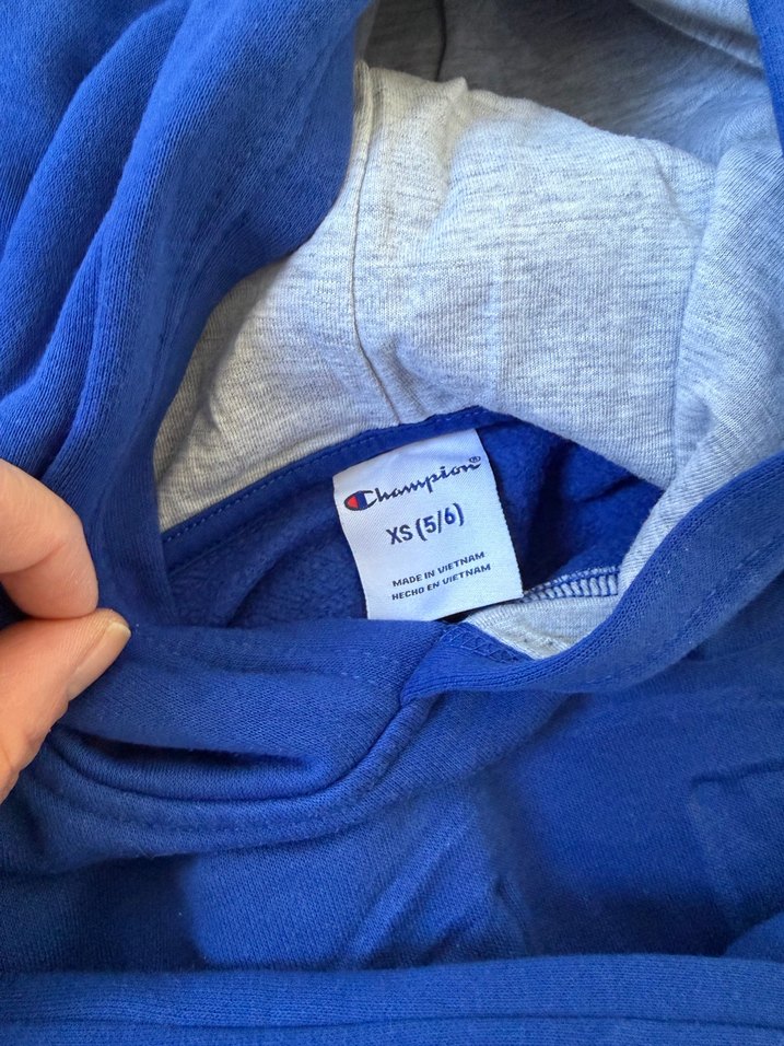 Champion Lacivert Kapüşonlu Erkek Çocuk Eşofman Takımı - Görsel 5