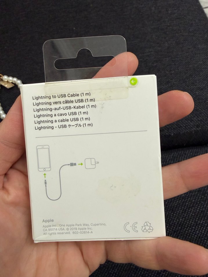 1APPLE 1 Metre Lightning - USB Şarj Kablosu - Görsel 2