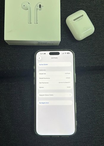 APPLE Airpods 1. Nesil Kablosuz Beyaz Kulaklık ve Şarj Kutusu - Görsel 2