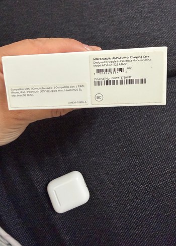 APPLE Airpods 1. Nesil Kablosuz Beyaz Kulaklık ve Şarj Kutusu - Görsel 4