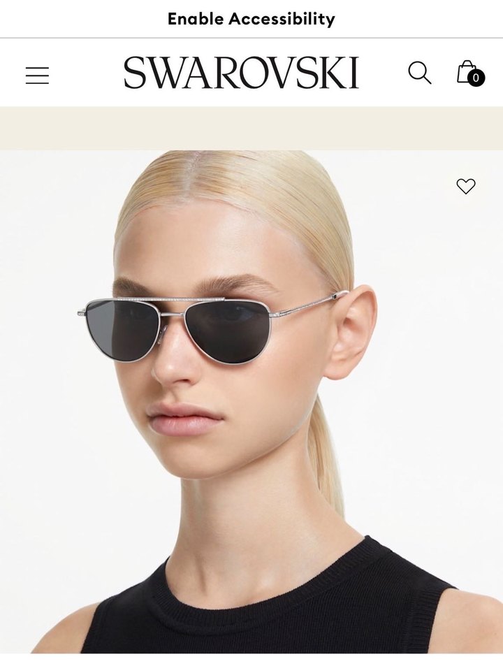 Swarovski Kadın Güneş Gözlüğü - Görsel 5