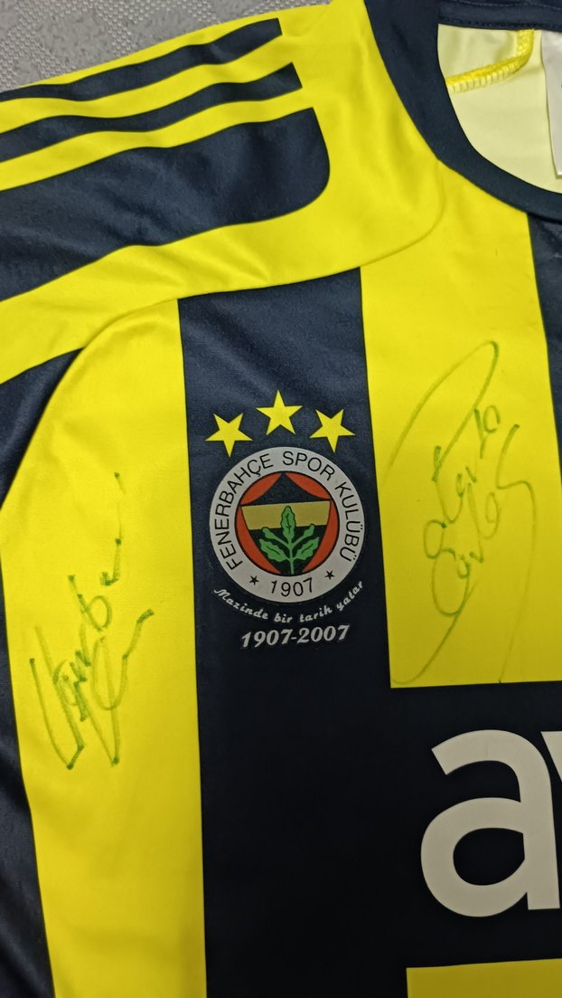 İmzalı Orijinal Fenerbahçe Forması - Görsel 3