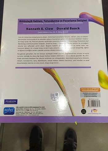 Bütünleşik Reklam, Tutundurma ve Pazarlama İletişimi Kitabı