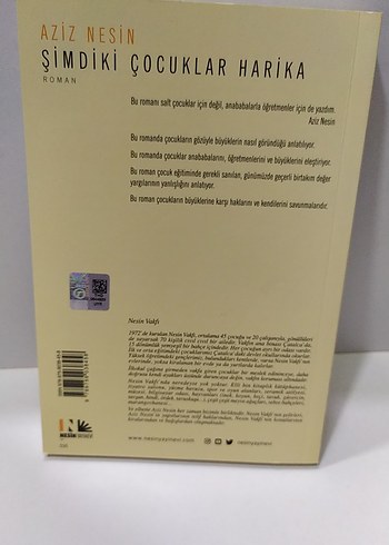 Aziz Nesin - Şimdiki Çocuklar Harika Roman - Görsel 3