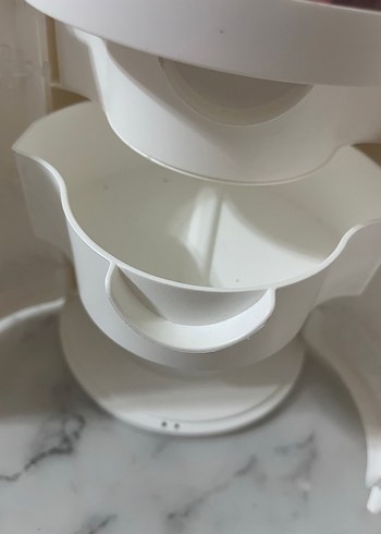 Beyaz Makyaj Organizerı Kapaklı - Görsel 3