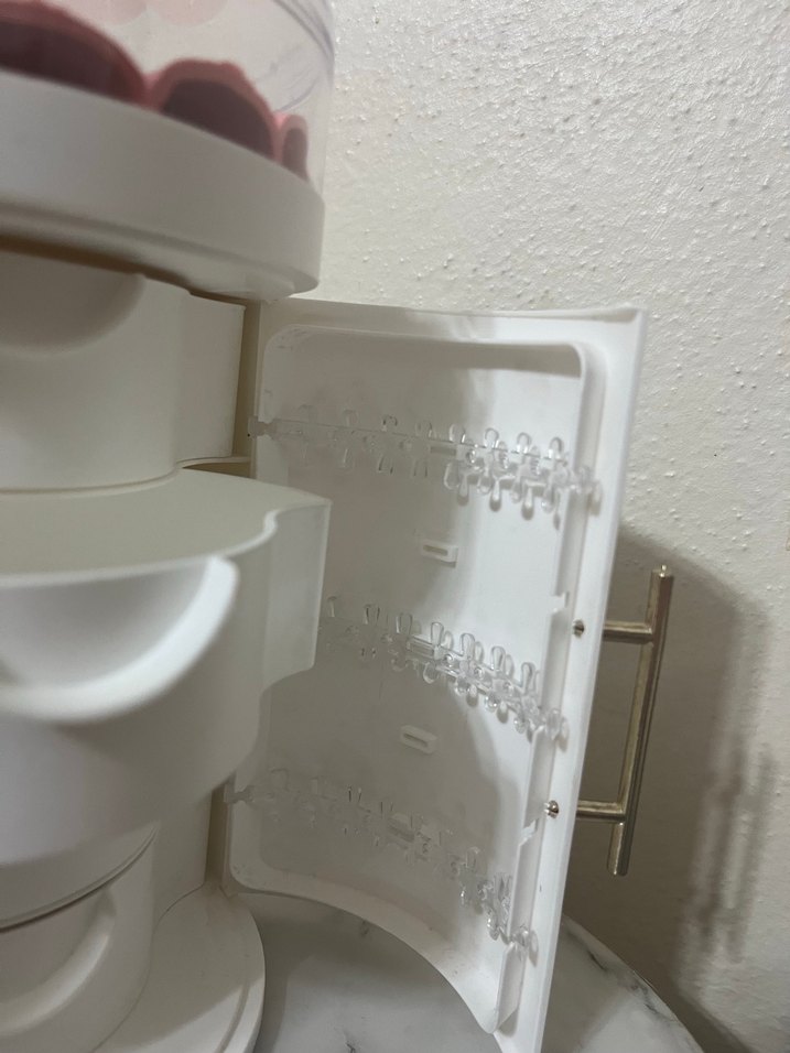 Beyaz Makyaj Organizerı Kapaklı - Görsel 4