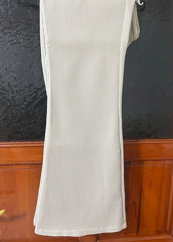 Kadın Gri Kısa Kollu Basic Tişört - Görsel 3