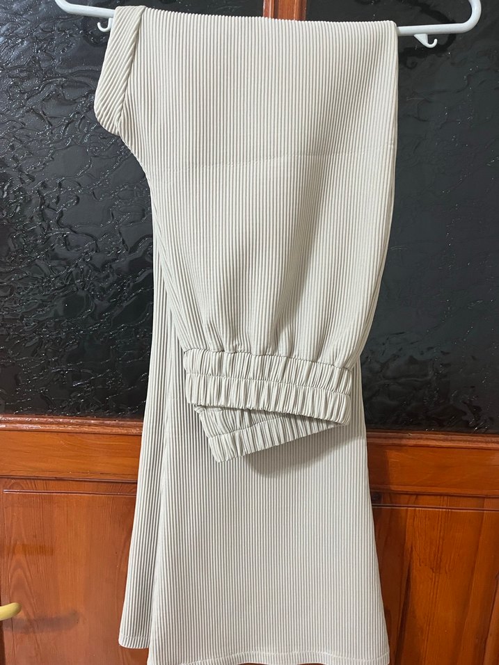 Kadın Gri Kısa Kollu Basic Tişört - Görsel 2