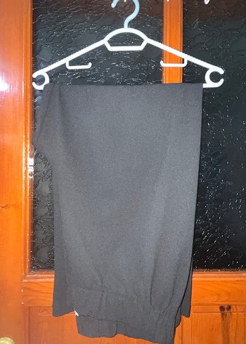 Düğmeli Siyah Uzun Hamile Kabanı - Görsel 2