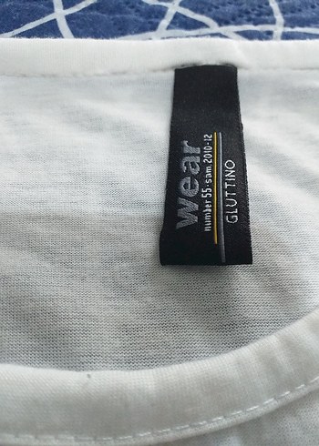 Beyaz Baskılı Tişört - Görsel 5