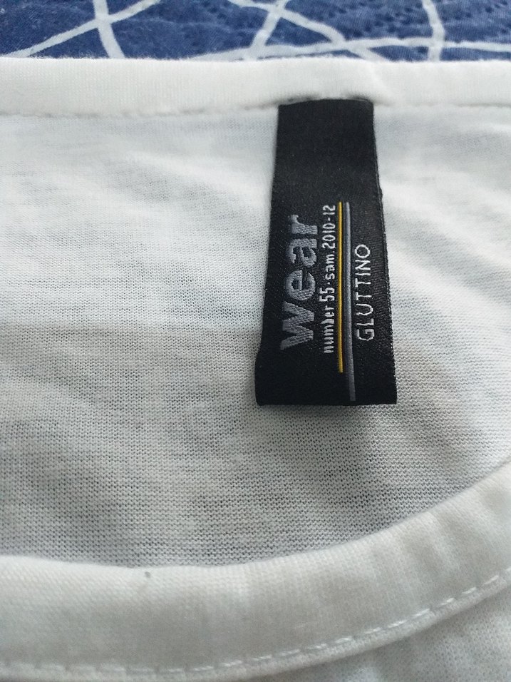 Beyaz Baskılı Tişört - Görsel 5