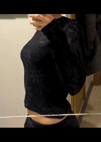 Koton çiçek dantelli Bluz - Görsel 2