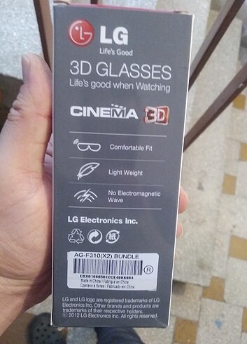 Lg LG 3D gözlük 