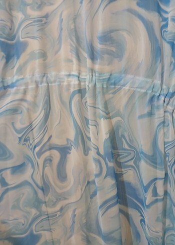 xl Beden mavi Renk Mavi Batik Desenli Uzun Kadın Kimono