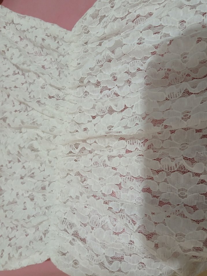 Bohem Beyaz Midi Dantel mayo üstü pareo - Görsel 4