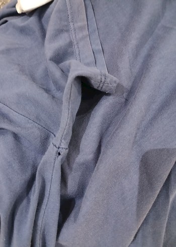 L ve XL bedene uyumlu Erkek Mavi  Kısa Kollu Tişört - Görsel 6