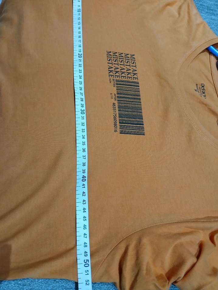 M bedene uyumlu Turuncu Baskılı tişort - Görsel 4