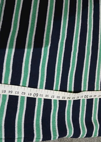 M ve L bedene uyumlu Erkek  Çizgili Tişört - Görsel 5