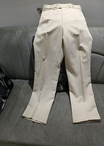 40 beden.Bej erkek Kumaş Pantolon - Görsel 2