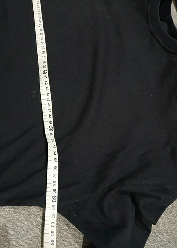 M ve L bedene uyumlu Siyah Erkek Basic Tişört - Görsel 4