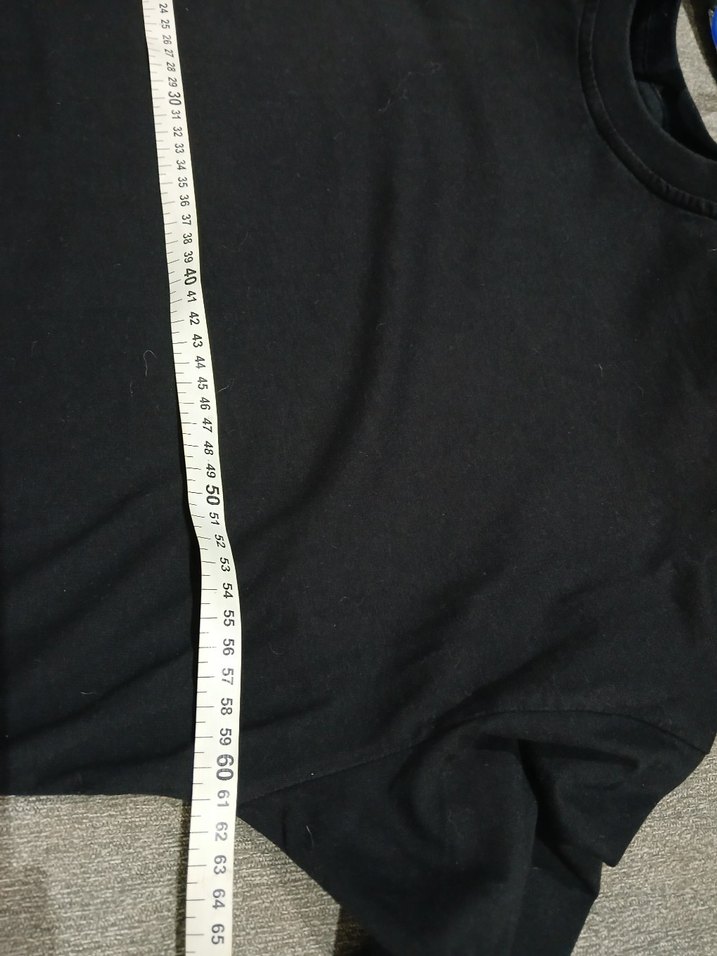 M ve L bedene uyumlu Siyah Erkek Basic Tişört - Görsel 4