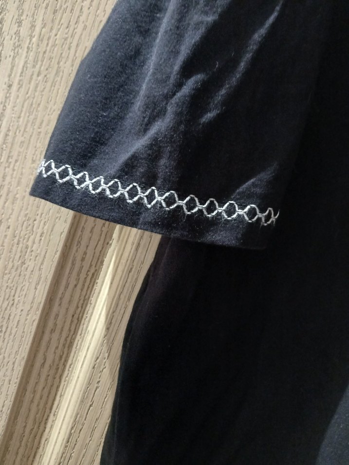 M ve L bedene uyumlu Siyah Erkek Basic Tişört - Görsel 2