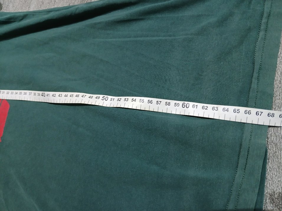 Xl bedene uyumludur. Yeşil Baskılı Erkek Tişört - Görsel 4