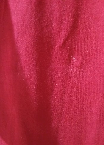 L bedene uyumlu. Bordo Erkek  Tişört - Görsel 6