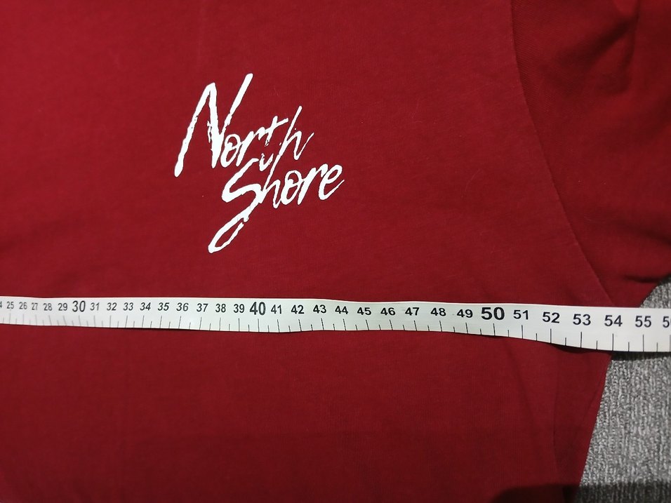 L bedene uyumlu. Bordo Erkek  Tişört - Görsel 4