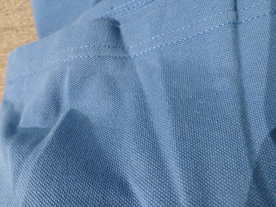 L ve XL bedene uyumlu Erkek Mavi Kısa Kollu Polo Tişört - Görsel 4