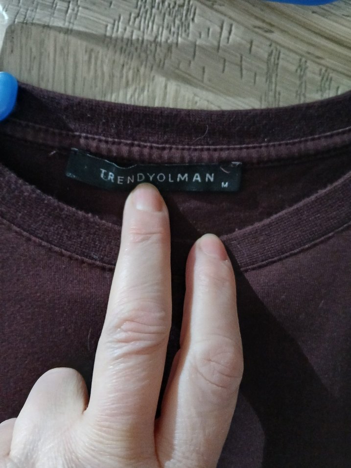 M ve L bedene uyumlu Kahverengi Baskılı Erkek Tişört - Görsel 3