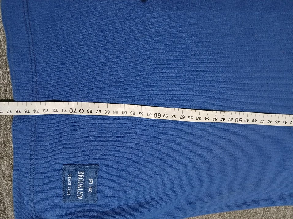 L ve XL bedene uyumlu. Mavi Erkek  Tişört, bol kesim - Görsel 4