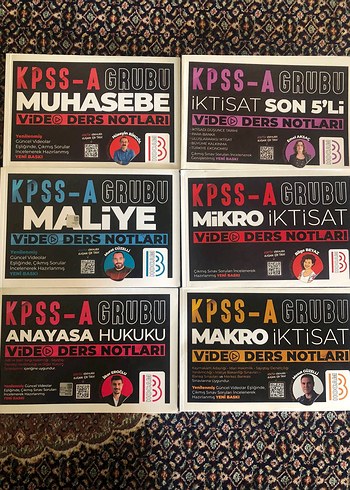KPSS-A Grubu Muhasebe ve İktisat Video Ders Notları