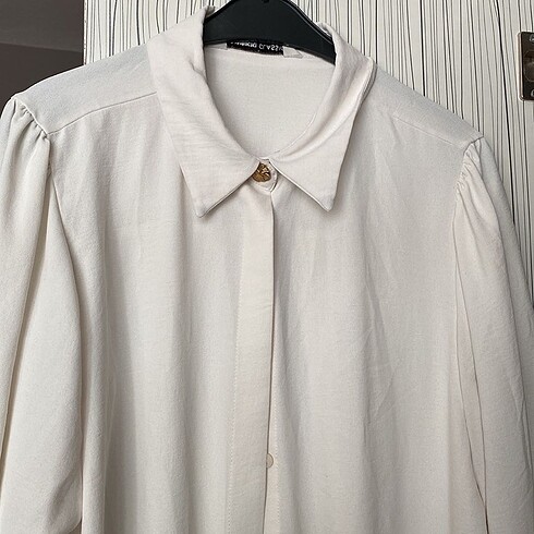40 Beden beyaz Renk Bayan tunik gömlek