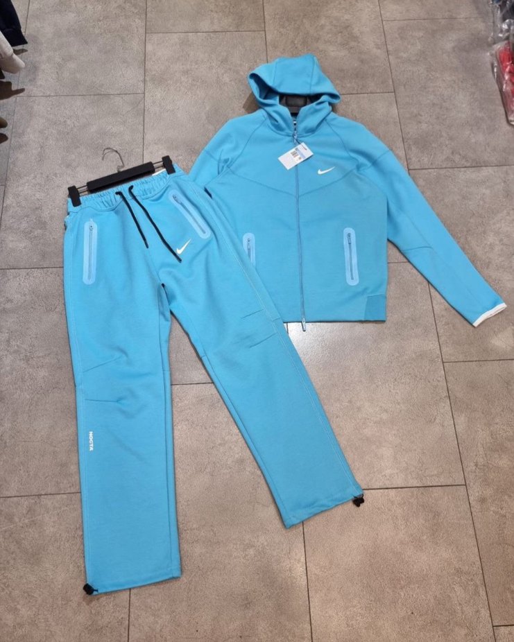 NOCTA MAVİ NİKE EŞOFMAN TAKIMI - Görsel 3
